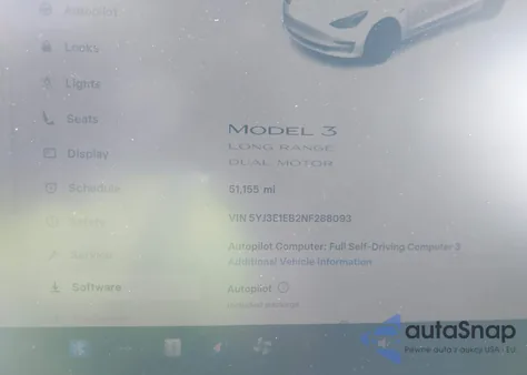 2022 Tesla Model 3 Long Range Dual Motor All-Wheel Drive из США, поврежденный, VIN 5YJ3E1EB2NF288093